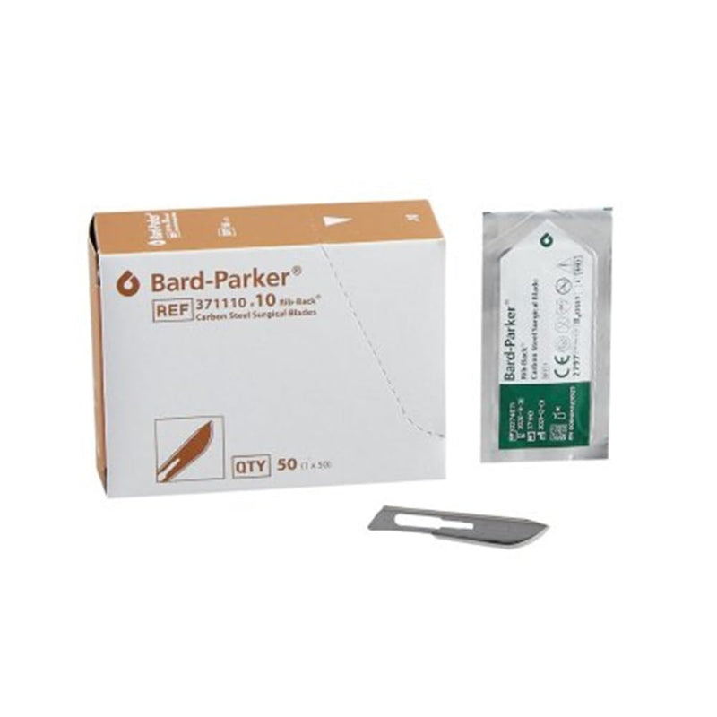 [Australia - AusPower] - BD Bard-Parker Blades, Sterile, Carbon Steel, #10, 50/Ca, BD371110 