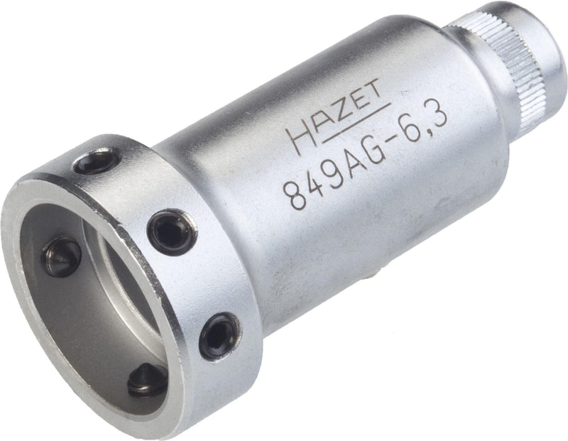Hazet 849AG-6.3 Holder 1/4 Inch (6.3 mm) Square, Length 64 mm | Drive 1/4 inch (6.3 mm) square hollow, length 64 mm, 109 g, length: 64 mm, 1/4 inch (6.3 mm) square