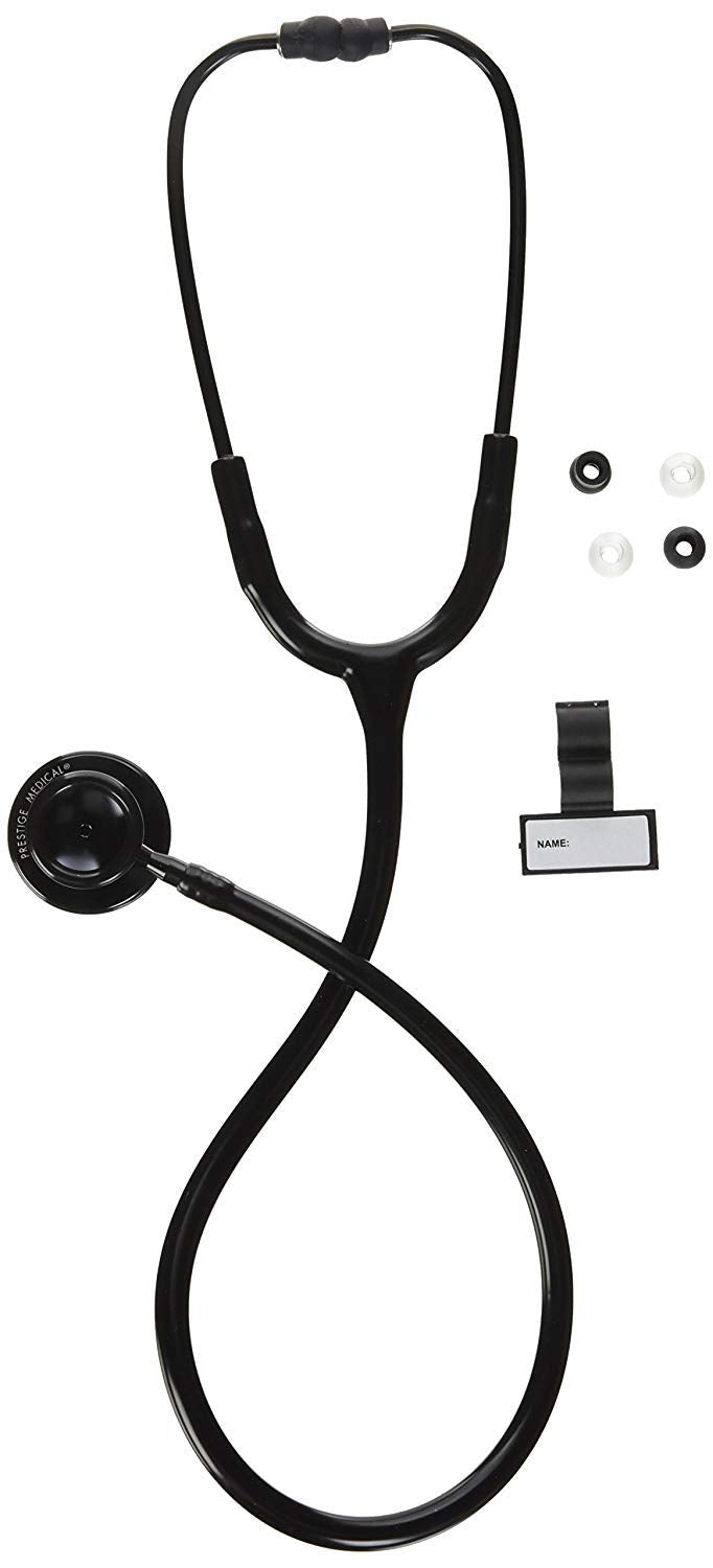 [Australia - AusPower] - Prestige Medical Clinical Lite Stethoscope, Stealth, 31 Inch (Pack of 1) 