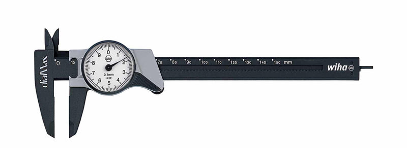 [Australia - AusPower] - Wiha 41102 Metric 150mm Dial-Max Caliper With 0.1mm Resolution 