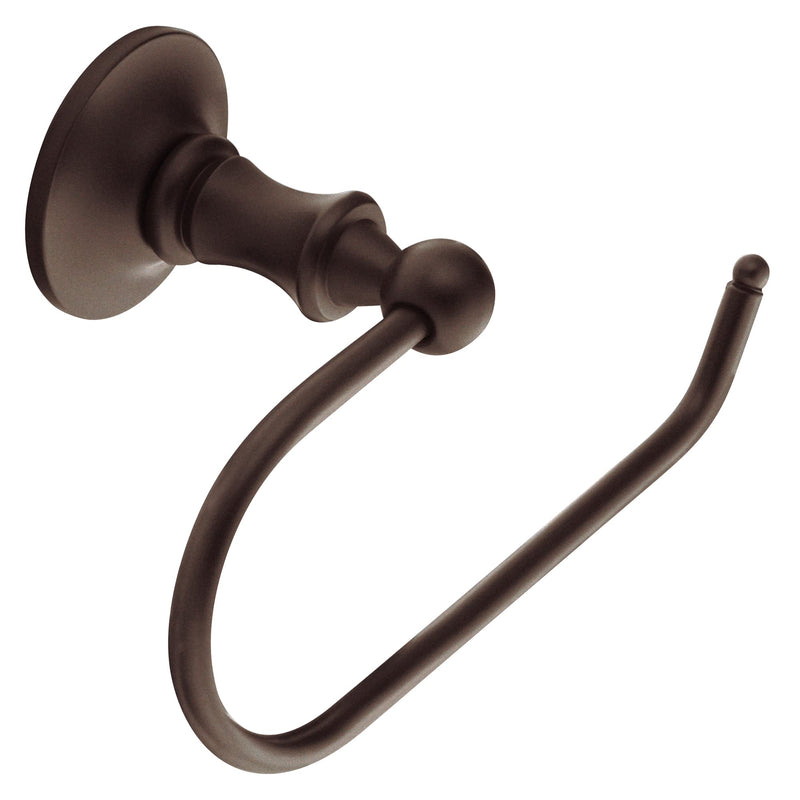 Moen DN6708ORB Danbury Collection European Single Post Toilet Paper Holder, Oil-Rubbed Bronze Oil Rubbed Bronze