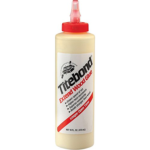 Titebond Extend wood glue pint bottle with labeled packaging