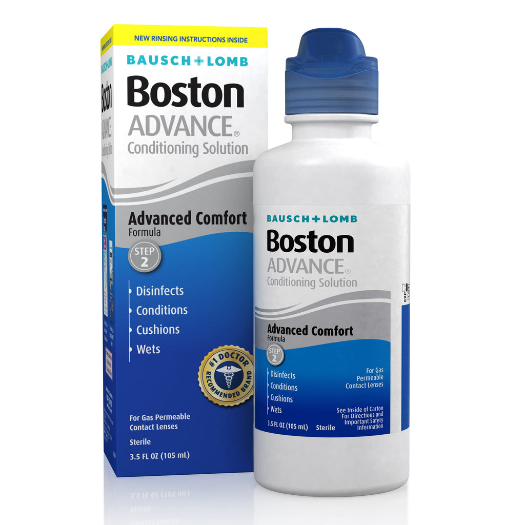 [Australia - AusPower] - Boston ADVANCE Conditioning Solution, from Bausch + Lomb, 3.5 Fl Oz (Pack of 2) 3.5 Fl Oz (Pack of 2) Advanced Comfort 