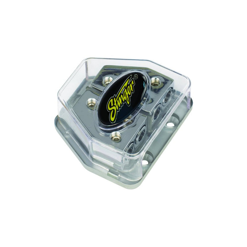 [Australia - AusPower] - Stinger SPD570 PRO Series Maxi Fused Power/Ground Distribution Block with One 4 Gauge Input and Two 8 Gauge Outputs Standard Packaging 
