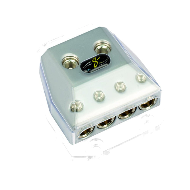 [Australia - AusPower] - Stinger SHD21 HPM Series Power or Ground Distribution Block with Satin Chrome Finish Standard Packaging 