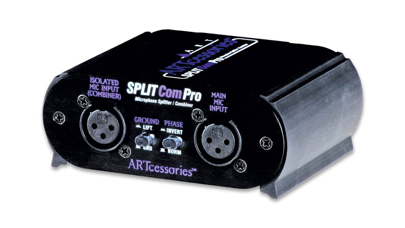 [Australia - AusPower] - ART Splitcom Pro 2 Way Microphone Splitter and Combiner, Monitor SPLITCOMPRO 