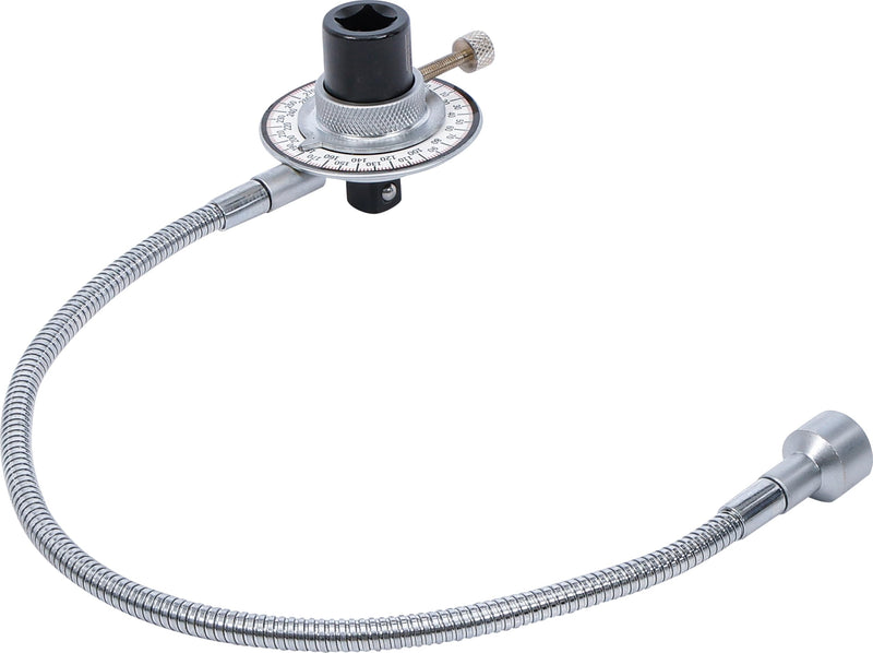 BGS 3170 Angular Gauge with Magnetic Arm, Multi-Colour, 1/2-Inch | Drive internal square 12.5 mm (1/2 inch) | max. Load capacity: approx. 280 Nm, angle controlled suit With magnetic arm 12.5 mm (1/2 inch)
