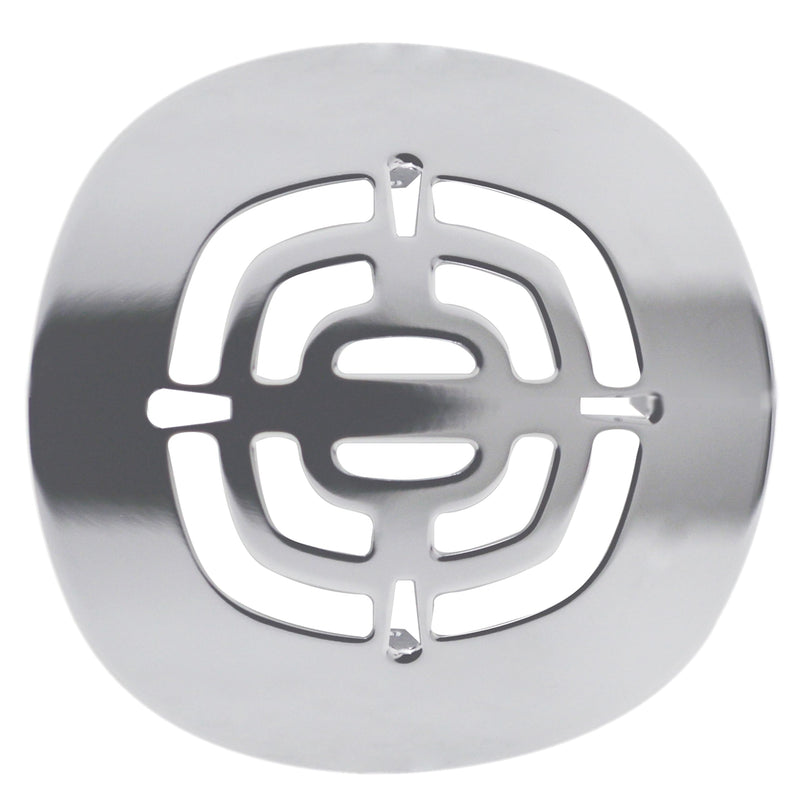 Westbrass Brass Snap-In Shower Strainer Grid, Polished Chrome, D316-26 1-Pack