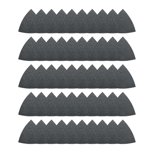 Fein 320 grit sanding sheets for natural and artificial stone, 50-pack.