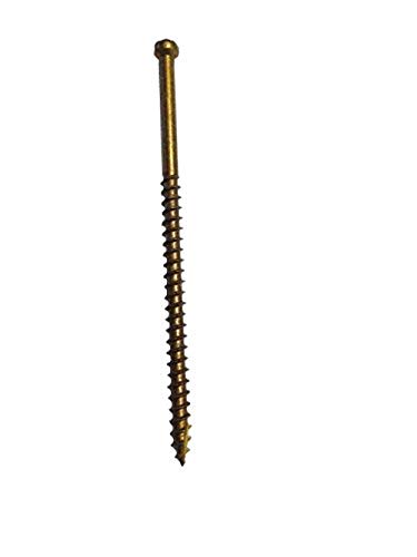 GRK FTHS8318HP Trim Handy FIN 8 x 3-1/8-inch head screws, 100-pack with machine screws and box.