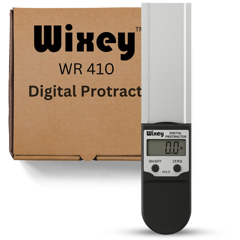 [Australia - AusPower] - Wixey 8'' Digital Protractor – Durable Angle Measuring Tool w/Magnetic Edges for Table Saws – Accurate, Precise Digital Angle Finder for Woodworking & Construction 