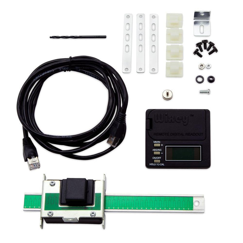 Wixey Digital Readout to Display w/Fractions - Durable Easy-to-Install Measuring Calipers for Exact Depth Readings - 0.001" Accurate Digital Callipers for Measuring w/Remote LCD Display