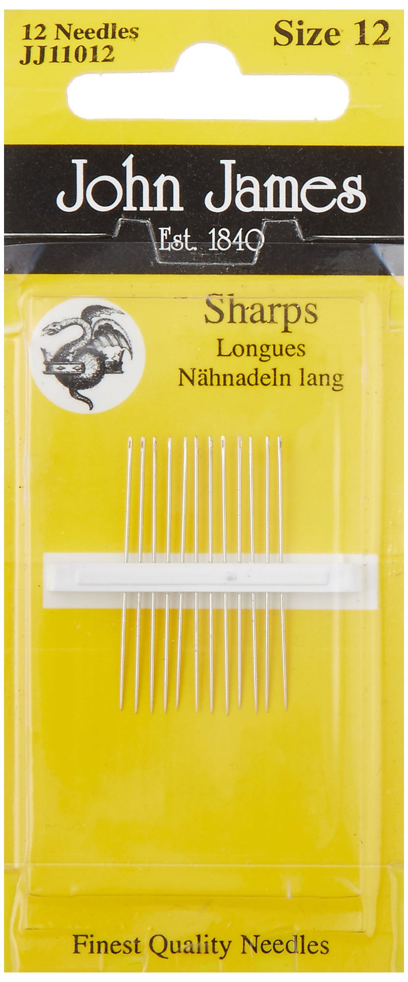 [Australia - AusPower] - John James Needle Sharps Size 12 pc 
