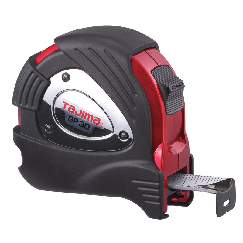 [Australia - AusPower] - TAJIMA Tape Measure - 30 ft x 1 inch G-Plus Measuring Tape with Armored Case & Acrylic Coated Blade - GP-30BW 9.1 m 