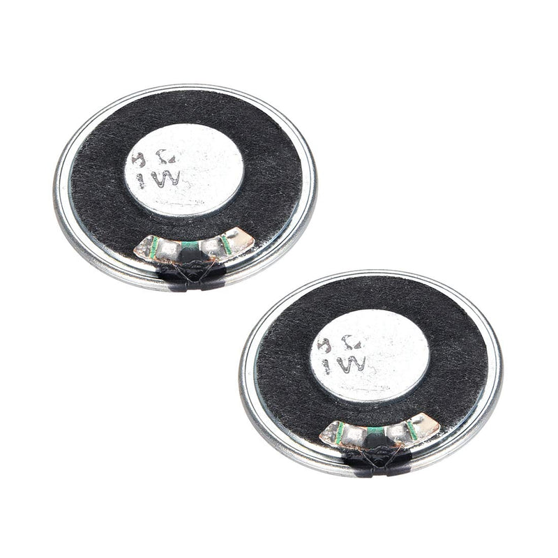[Australia - AusPower] - uxcell 1W 8 Ohm DIY Speaker 36mm Round Shape Replacement Loudspeaker 2pcs 