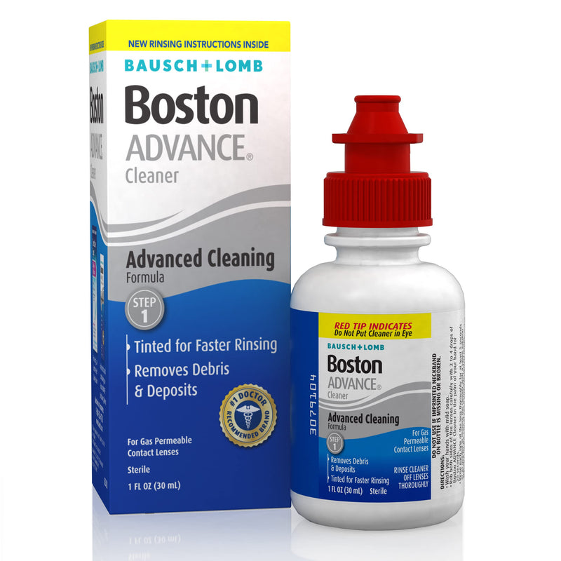 [Australia - AusPower] - Boston Advance Contact Lens Solution by Bausch+ Lomb, for Gas Permeable Contact Lenses, 1 Fl Oz (Packaging May Vary) 1 Fl Oz (Pack of 1) 