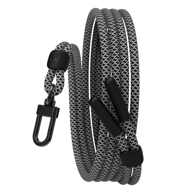 [Australia - AusPower] - Spigen Universal Adjustable Crossbody Strap Phone Lanyard - Black 