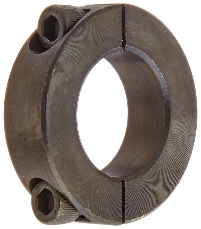 [Australia - AusPower] - Part 2C-100, Mild Steel, Black Oxide Plating, Clamping Collar, 1 inch bore, 1 3/4 inch OD, 1/2 inch Width, 1/4-28 x 5/8" Clamp Screw 1 Count (Pack of 1) 