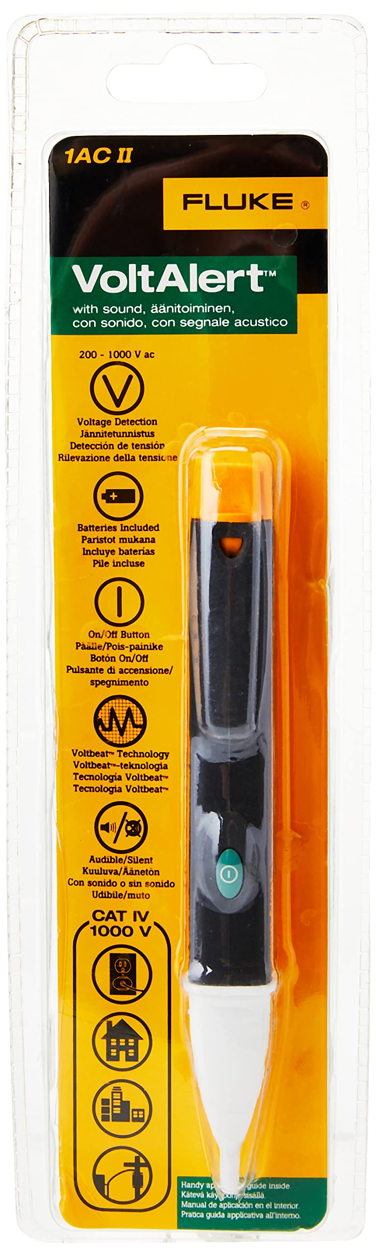 Fluke 1AC II E2 VoltAlert Electrical Tester Single