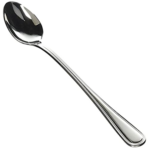 Winco 8 1/4" Shangarila Stainless Steel Iced Tea Spoons (Set of 12)