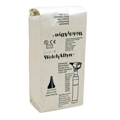 [Australia - AusPower] - Welch ALLLYN KLEENSPEC Otoscope SPECULUMS 4.25MM 850/PKG 