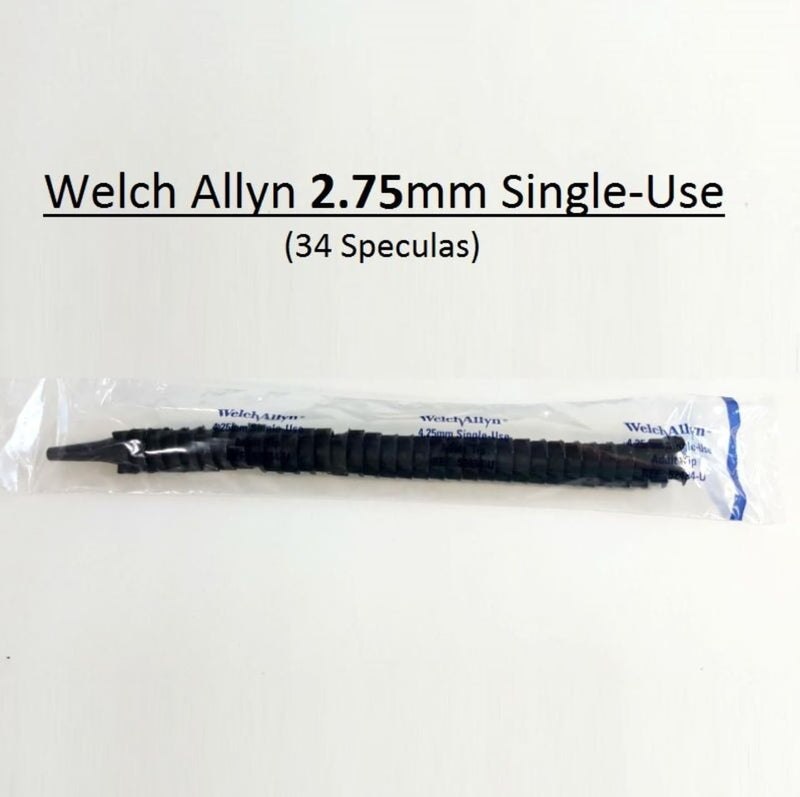 [Australia - AusPower] - WELCH ALLYN KLEENSPEC UNIVERSAL OTOSCOPE SPECULUMS 2.75MM 34/SLEEVE 