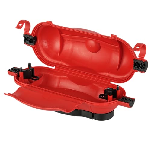 REV 050217555 Cable Safe, Cable Box for Coupling, Waterproof and Strain Relief, Red | For protection against moisture and rain - ideal for extension cables, plugs and couplings