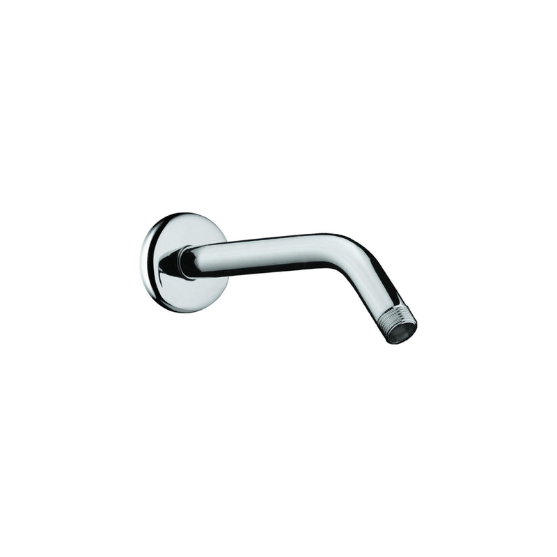 hansgrohe Extended Length 9-inch Modern Showerarm in Chrome, for Wall Mount Showerhead, 04186003