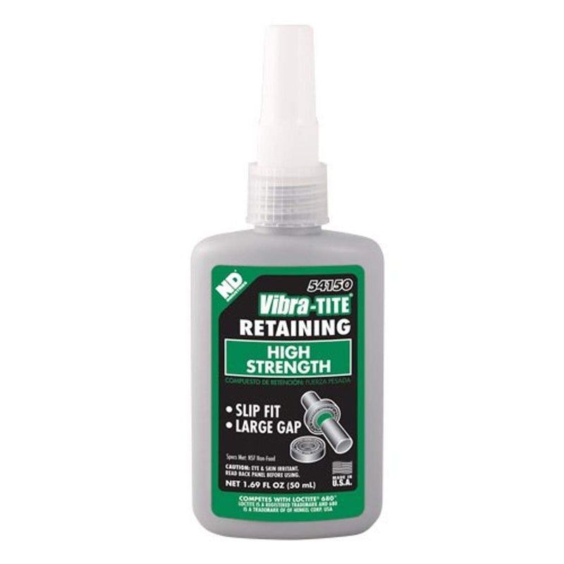 [Australia - AusPower] - Vibra-TITE - 54150 541 High Strength Slip Fit Anaerobic Retaining Compound, 50 ml Bottle, Green 50 milliliters 
