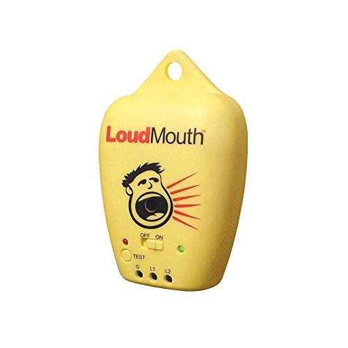 SunTouch LoudMouth monitor fault tester for indoor electric heating tape mats and underfloor heating, yellow device