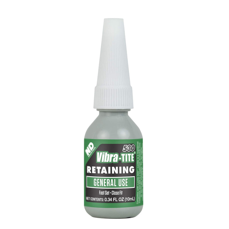 [Australia - AusPower] - Vibra-Tite 530 General Purpose Anaerobic Retaining Compound, 10 ml Bottle, Green 10 mililiters 