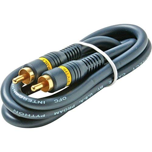 [Australia - AusPower] - Steren 254-125BL 25-Feet RCA-RCA Plug Python Gold Cable 25 Feet 1-Male to 1-Male 