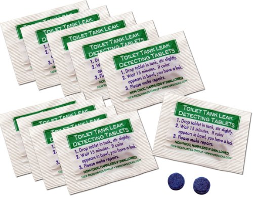 [Australia - AusPower] - Toilet Leak Detecting Tablets - Dye Tablets for Bathroom Leaks - Detect Silent Leaks 