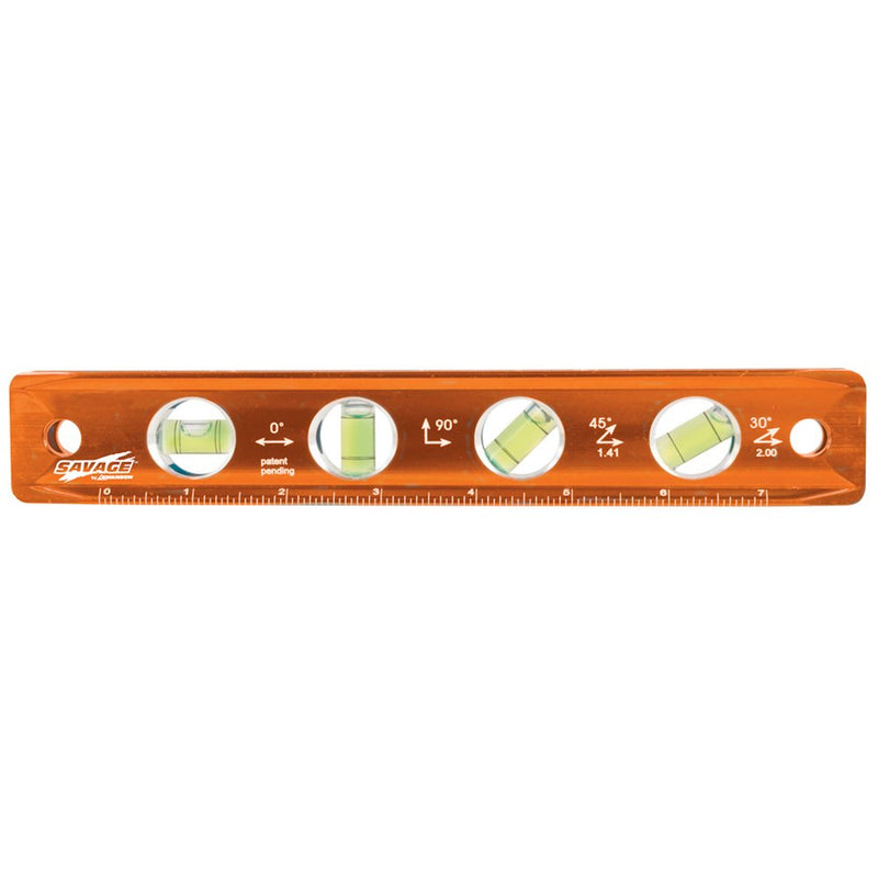 [Australia - AusPower] - Swanson TL043M 9-Inch Savage Magnetic Torpedo Level, Orange 9" Magnetic Levels 