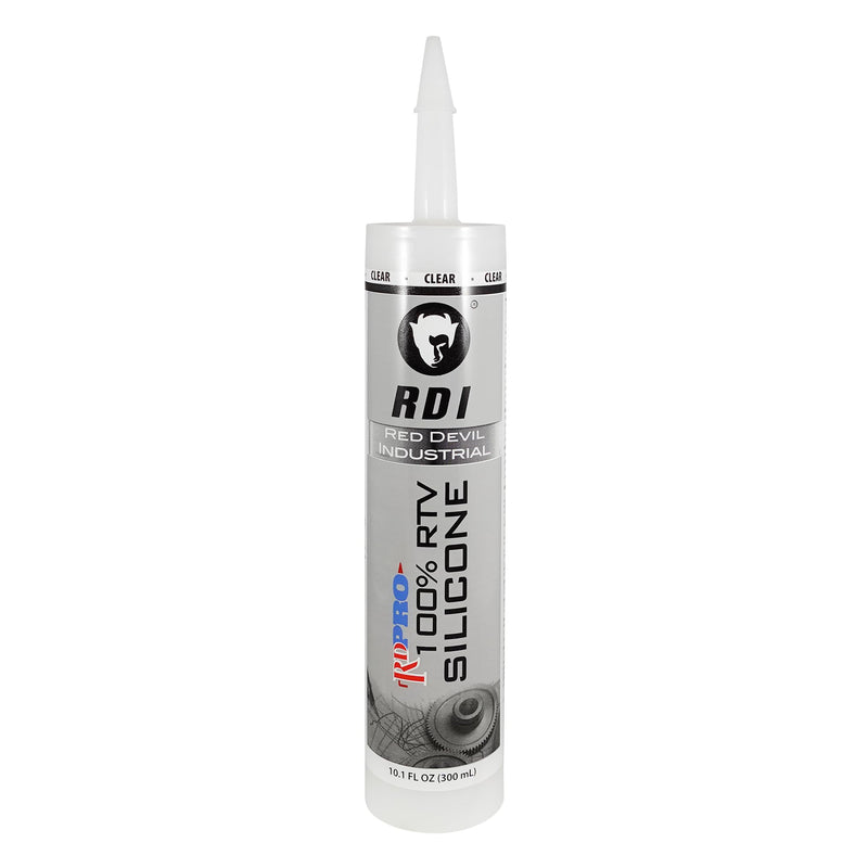[Australia - AusPower] - Red Devil 08260I RD PRO Industrial Grade RTV 100% Silicone Weather-Resistant Sealant, 10.1 oz. Tube, Clear, 1-Pack 1 Pack 