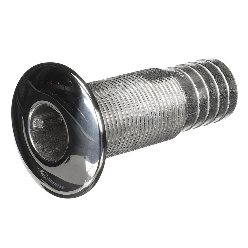 attwood Stainless Steel Barbed Standard Length Straight Thru-Hull 1 1/4-Inch