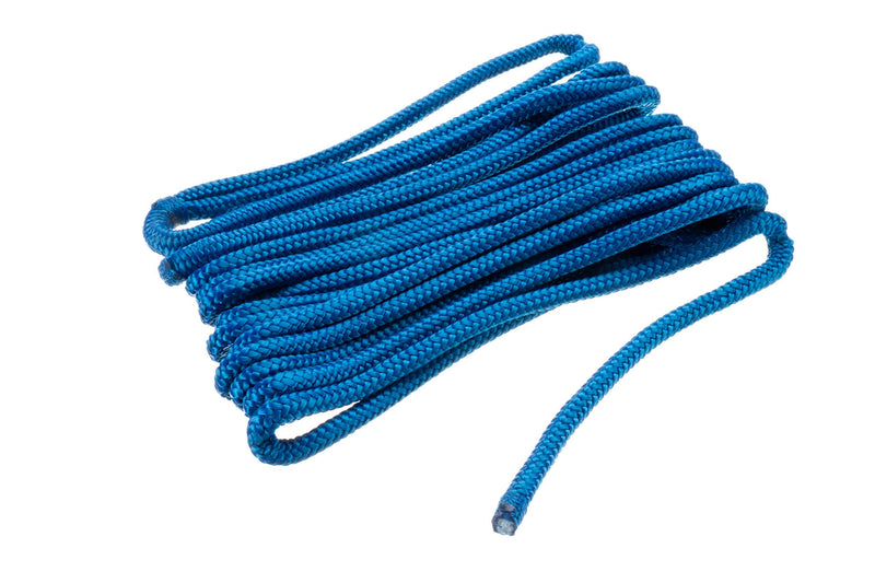 Seachoice Double-Braid Nylon Fender Line, 1/4 In. X 6 Ft., Blue One Size 1/4 In. X 6 Ft.