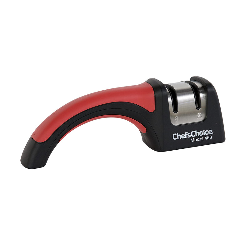 [Australia - AusPower] - Chef'sChoice 463 Pronto Hone for 15-Degree Serrated and Straight Knives Diamond Abrasives Fast Sharpening, 2-Stage, Black 