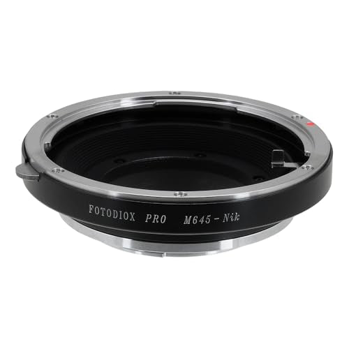 Fotodiox Pro Lens Mount Adapter Compatible Mamiya 645 MF Lenses to Nikon F-Mount Cameras