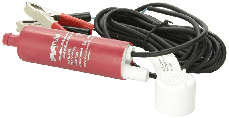 Rule IL280P 12 Volt 280 GPH Inline and Submersible Pump