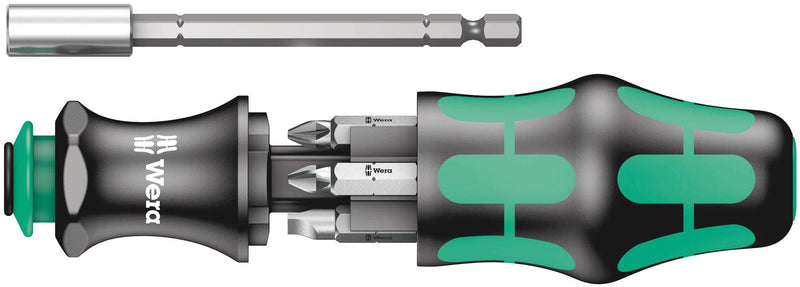 Wera 05073240001 Kraftform Kompakt 28 Sb Combi-Driver With Magazine Classic