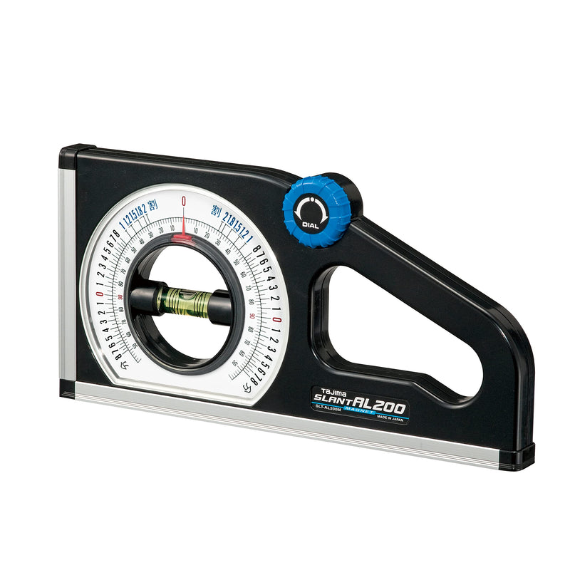 [Australia - AusPower] - Tajima Protractor/Inclinometer (Rotatable Level Level Dual Scale for Angle or Tilt) - SLT200MY 