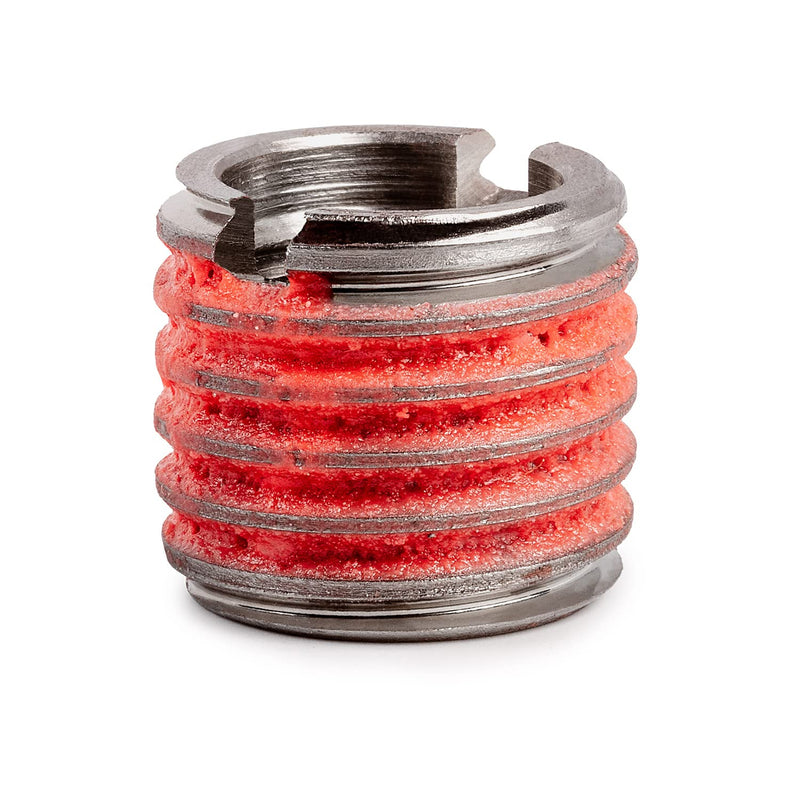 E-Z LOK - 303-820 E-Z Lok Externally Threaded Insert, 303 Stainless Steel, 1/2"-20 Internal Threads, 3/4"-10 External Threads, 0.656" Length, Made in US (Pack of 5) 1/2"-20 IT, 3/4"-10 ET, 0.656" L Pack of 5