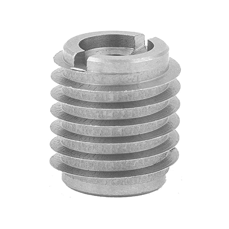 E-Z Lok 400-4-CR 400-4 Threaded Insert, Stainless Steel, 0.500" L, Knife Thread, 1/4"-20 Internal Threads, 0.625", 18-8 Stainless Steel (Pack of 10)
