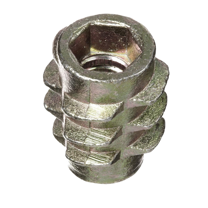 [Australia - AusPower] - E-Z LOK Knife Threaded Insert for Soft Wood, Zinc Hex-Flush Thread Inserts 10-24 Internal Threads, 0.512" Length Pack of 50 #10-24 Internal Threads, 0.512" Length 