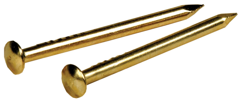 [Australia - AusPower] - 122618 Brass Plated Escutcheon Pins, 1/2 x 18-Inch 