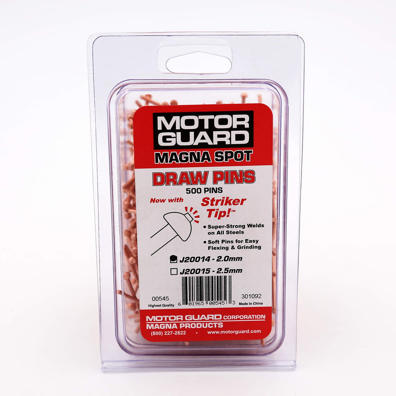 Motor Guard - Welding Studs 2.0Mm 500Bag (20014), One Size, Factory