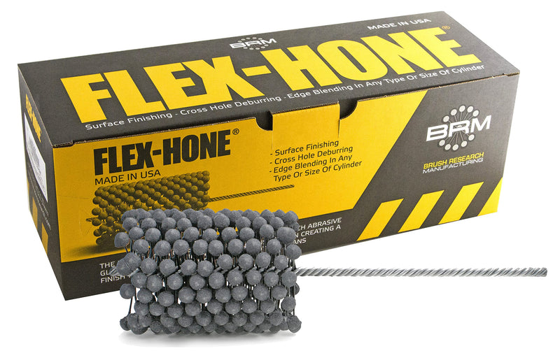 Brush Research GBD30024 FLEX-HONE®, 3" (76mm) Diameter, 240 Grit, Silicon Carbide, For Mild Steel, Stainless Steel Cast Iron and Softer Ferrous Materials 3.000" (76mm)