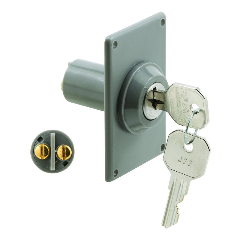 Prime-Line GD 52142 Electric Key Switch, 3/4 In. Outside Diameter, Hardwired (Single Pack)