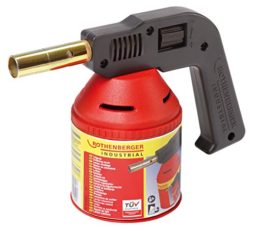 Rothenberger Industrial RoFlame Premium, soldering torch, working temperature 650 degrees Celsius, 35930 without piercing gas cartridge